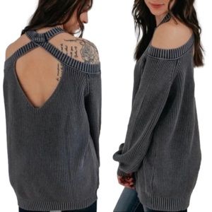 Free People Halfmoon Bay Sweater size Small
